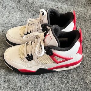 Jordan Kids Sneakers White and Red